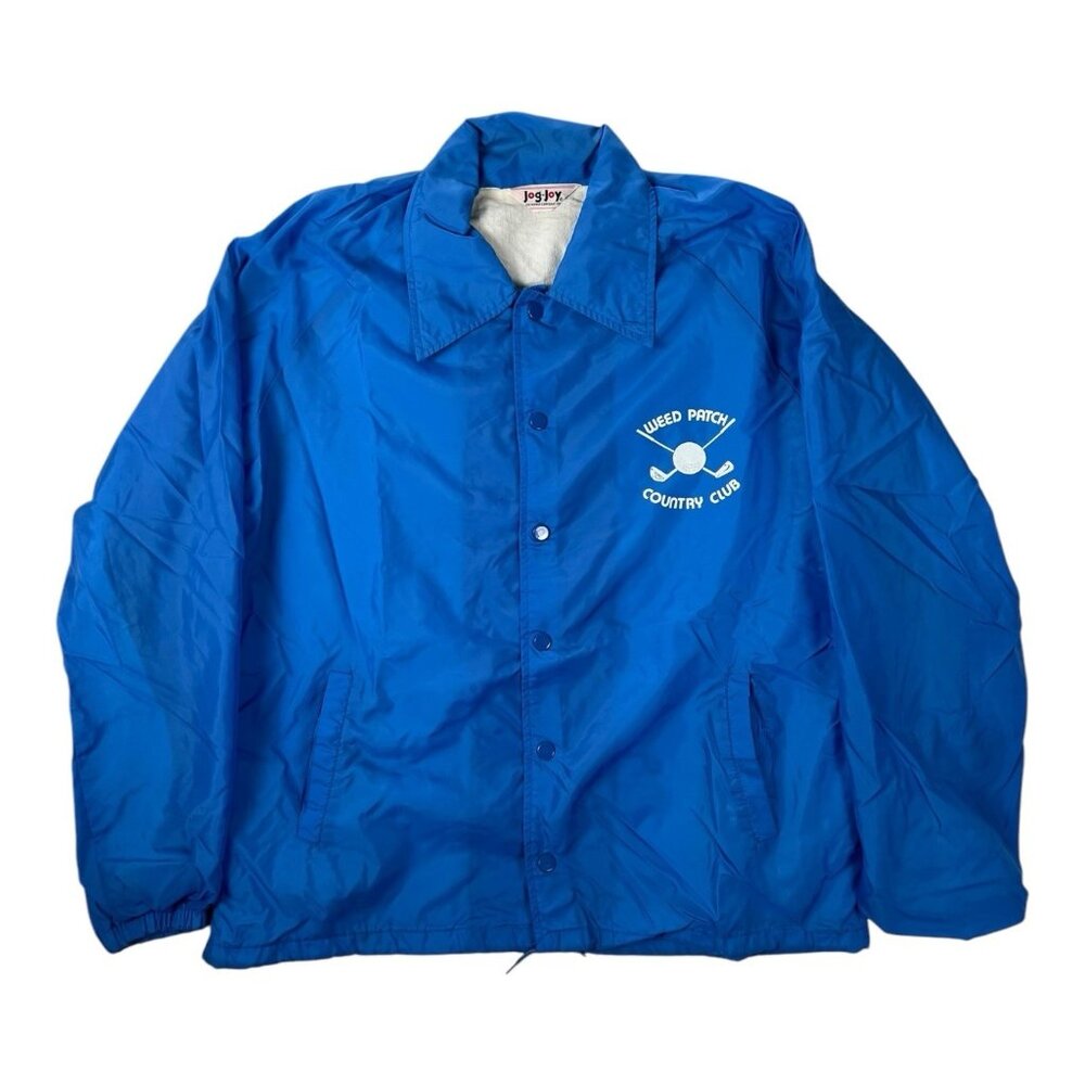 Vintage Weed Patch California Country Club Golf Jacket Size Large Caddy Employee